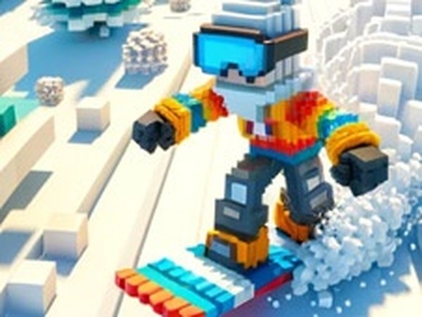 Snowy Slope Descent