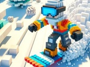 Snowy Slope Descent