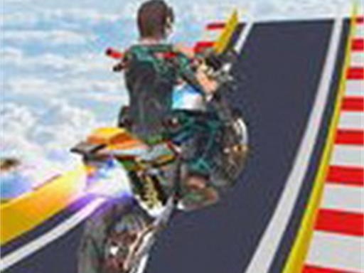 Mega Ramp Stunt Moto Racing