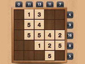 TENX Wooden Number Puzzle Game Online - Puzzle Game