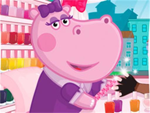 Hippo Manicure Salon Online Kids Game