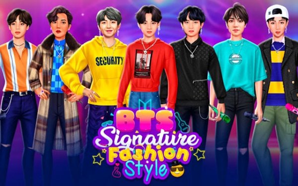 BTS Signature Fashion Style Online Game