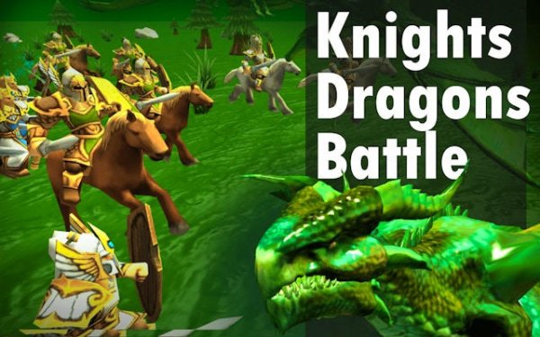 Knights vs Dragons Battle Simulator: Epic Strategy Game Online