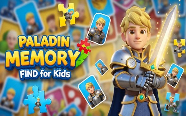 Paladin Memory Find for Kids - Brain Training Card Matching Puzzle Game
