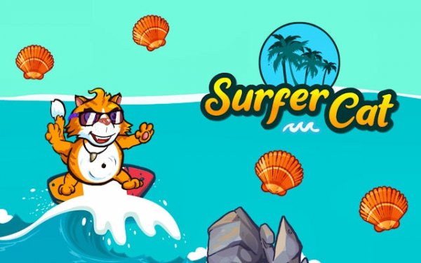Surfer Cat Online Game - Wave Riding Adventure